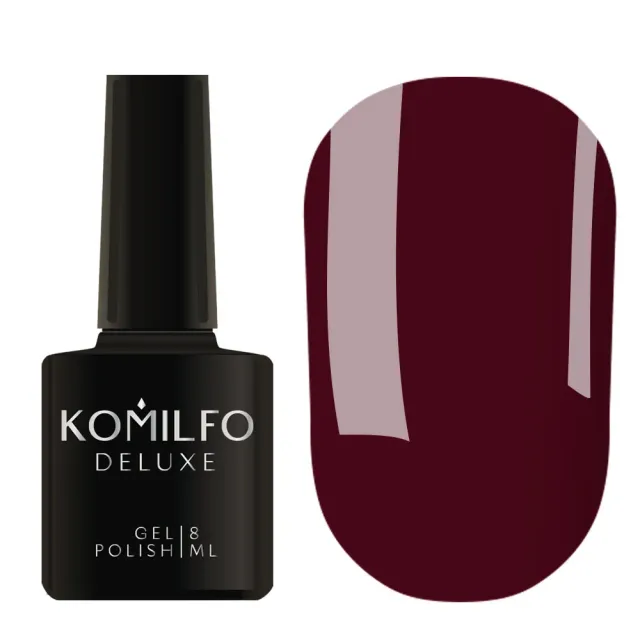 Komilfo Deluxe D100 smalto unghie marsala 8 ml coprente