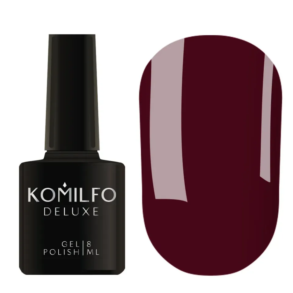 Komilfo Deluxe D100 smalto unghie marsala 8 ml coprente