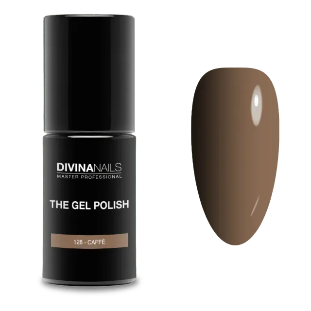 Diva Nails The Gel Polish 128 Caffè Smalto Semipermanente 8ml Marrone