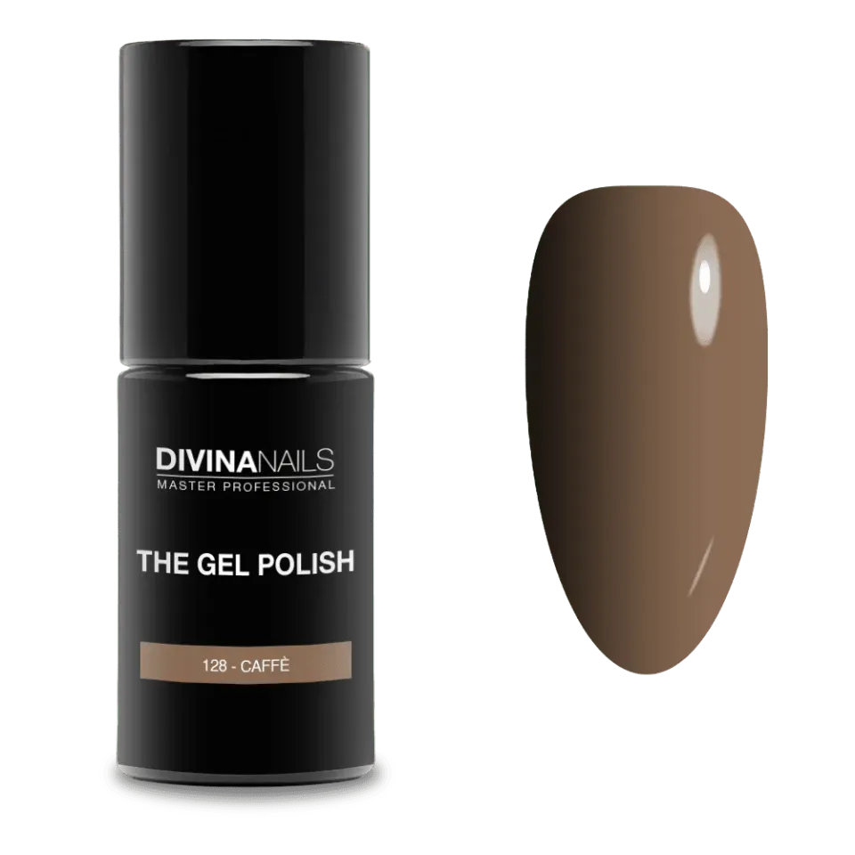 Diva Nails The Gel Polish 128 Caffè Smalto Semipermanente 8ml Marrone