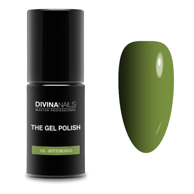Diva Nails The Gel Polish 102 Sottobosco semipermanente 8ml verde