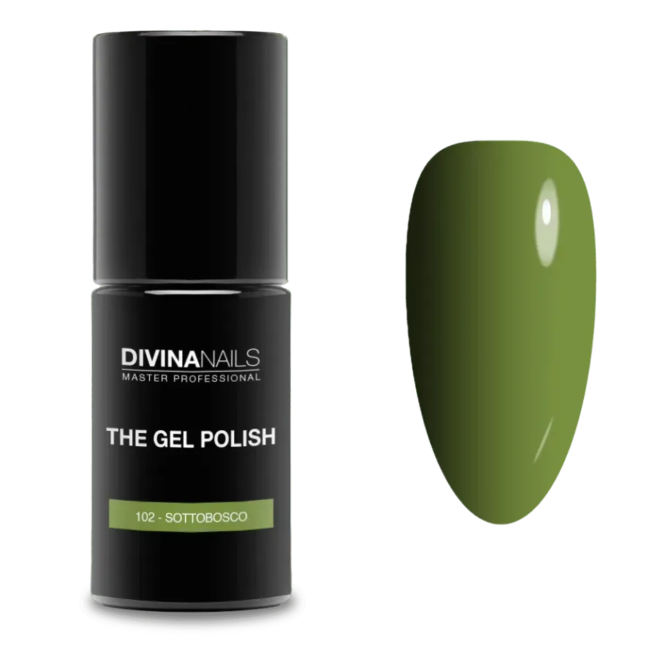 Diva Nails The Gel Polish 102 Sottobosco semipermanente 8ml verde