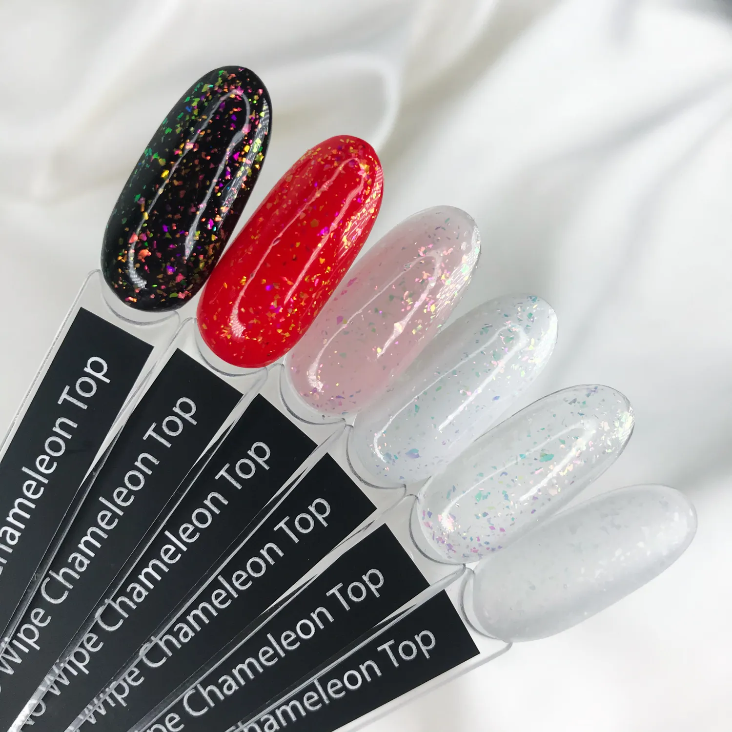 Komilfo No Wipe Chameleon Top top con unicorn flakes 8 ml