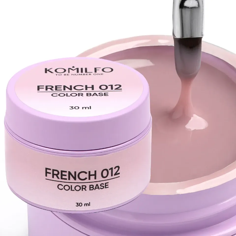 Komilfo Color Base French 012 base nude HEMA free 30 ml