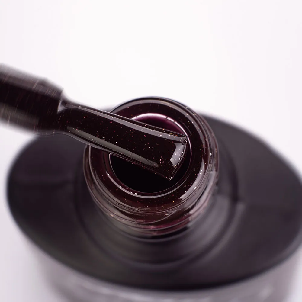 Komilfo Deluxe Series D299 smalto marrone glitter 8 ml
