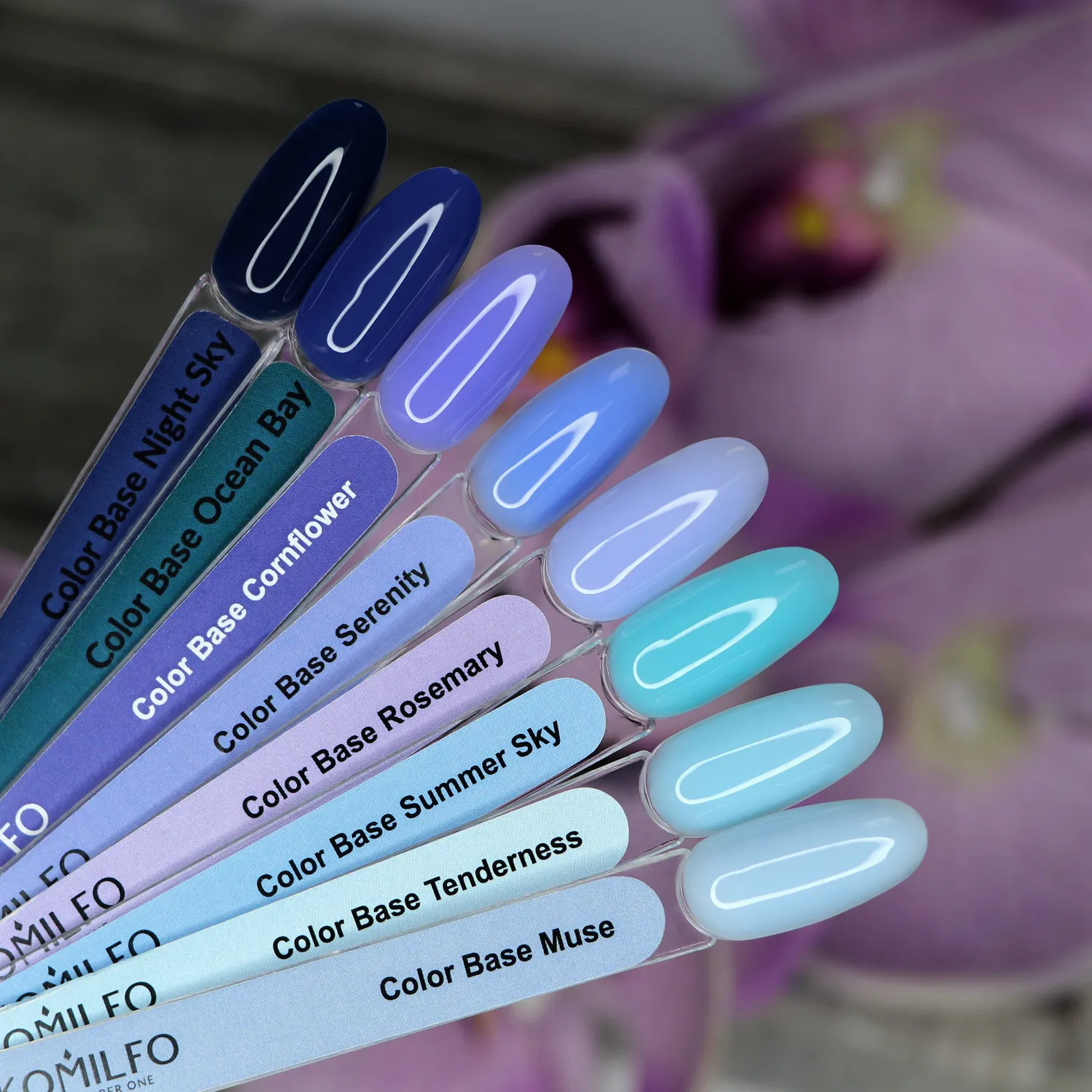 Komilfo Color Base Cornflower base unghie 8 ml HEMA free