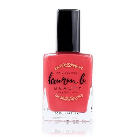 Lauren B Beauty Sunset Blvd smalto corallo rosso vegano
