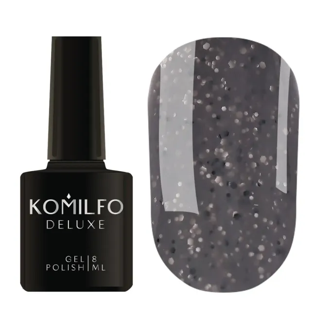 Komilfo Stone ST002 smalto semipermanente 8 ml grigio pietra