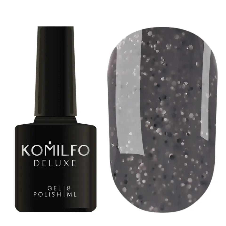 Komilfo Stone ST002 smalto semipermanente 8 ml grigio pietra
