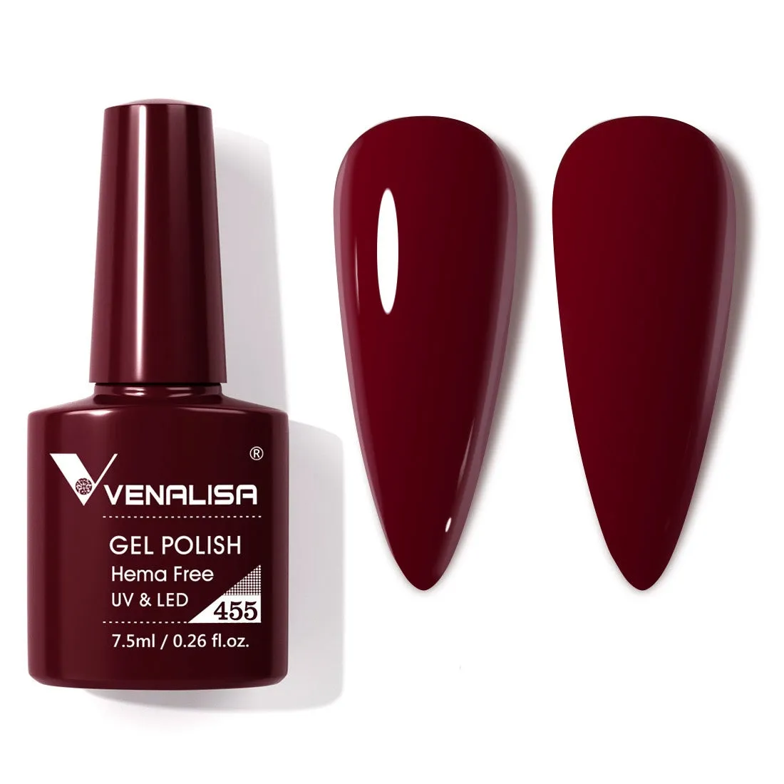 Venalisa 455 Smalto Gel 7,5ml Colore Pieno Unghie