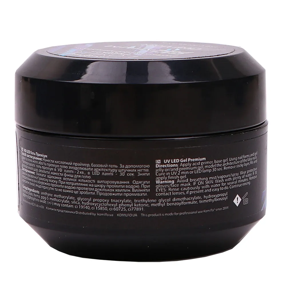 Komilfo Gel Premium Clear Violet gel monofasico 15 g viola