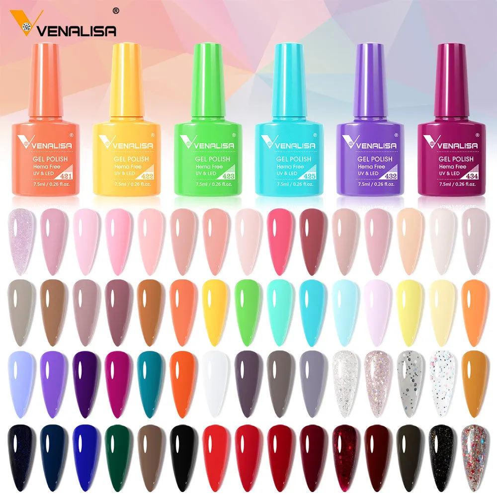 Venalisa 455 Smalto Gel 7,5ml Colore Pieno Unghie