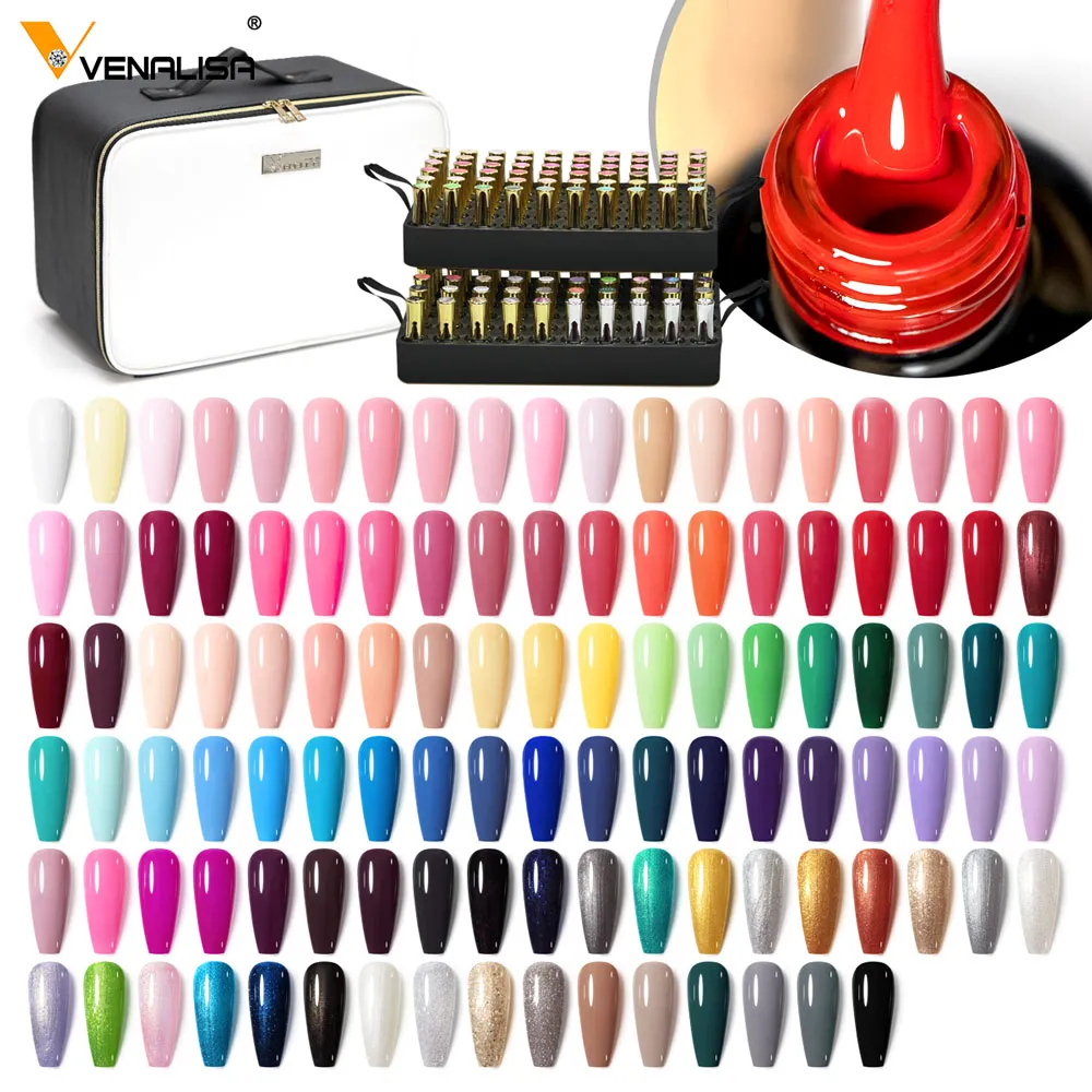 Venalisa Whole Set kit smalti gel 120 pezzi 12ml coprente