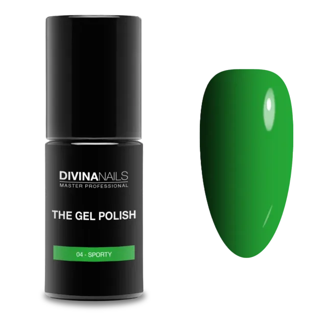 Diva Nails The Gel Polish 04 Sporty semipermanente 8ml verde