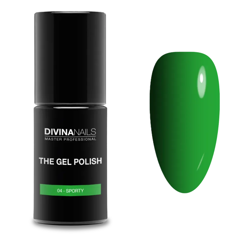 Diva Nails The Gel Polish 04 Sporty semipermanente 8ml verde