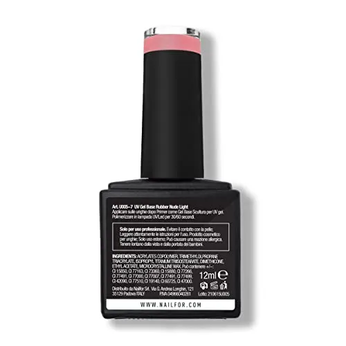 Nailfor Vera Base Rubber Semipermanente 12ml Nude Light