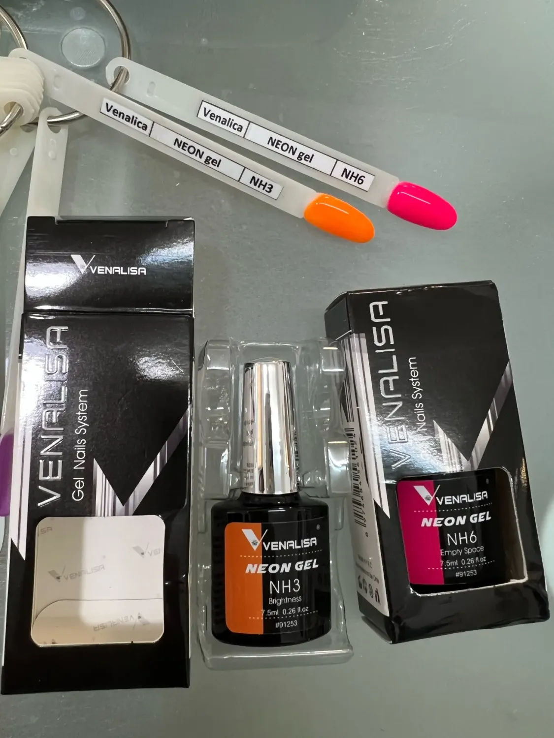 Venalisa Neon set smalti gel 6 colori 7,5ml fluo