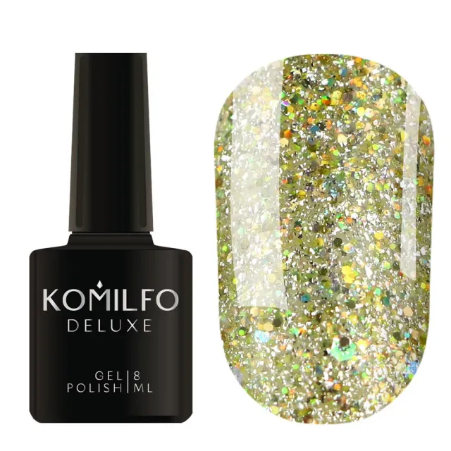 Komilfo Glow Attack 002 semipermanente 8 ml oro olografico