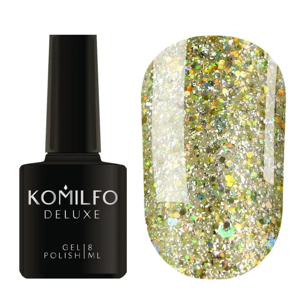 Komilfo Glow Attack 002 semipermanente 8 ml oro olografico