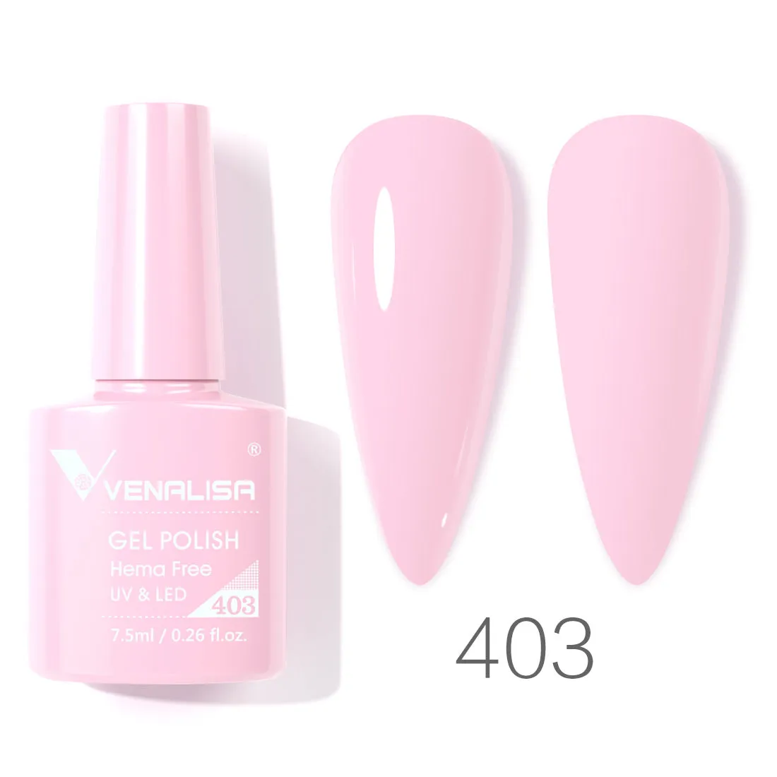 Venalisa 455 Smalto Gel 7,5ml Colore Pieno Unghie