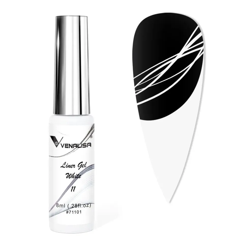 Venalisa LX11 Liner Gel bianco per nail art