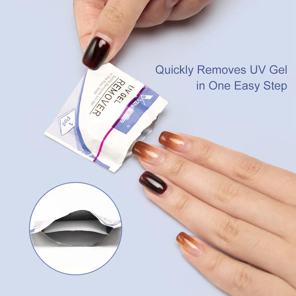 Venalisa UV Gel Remover solvente unghie 120 pezzi rimozione rapida