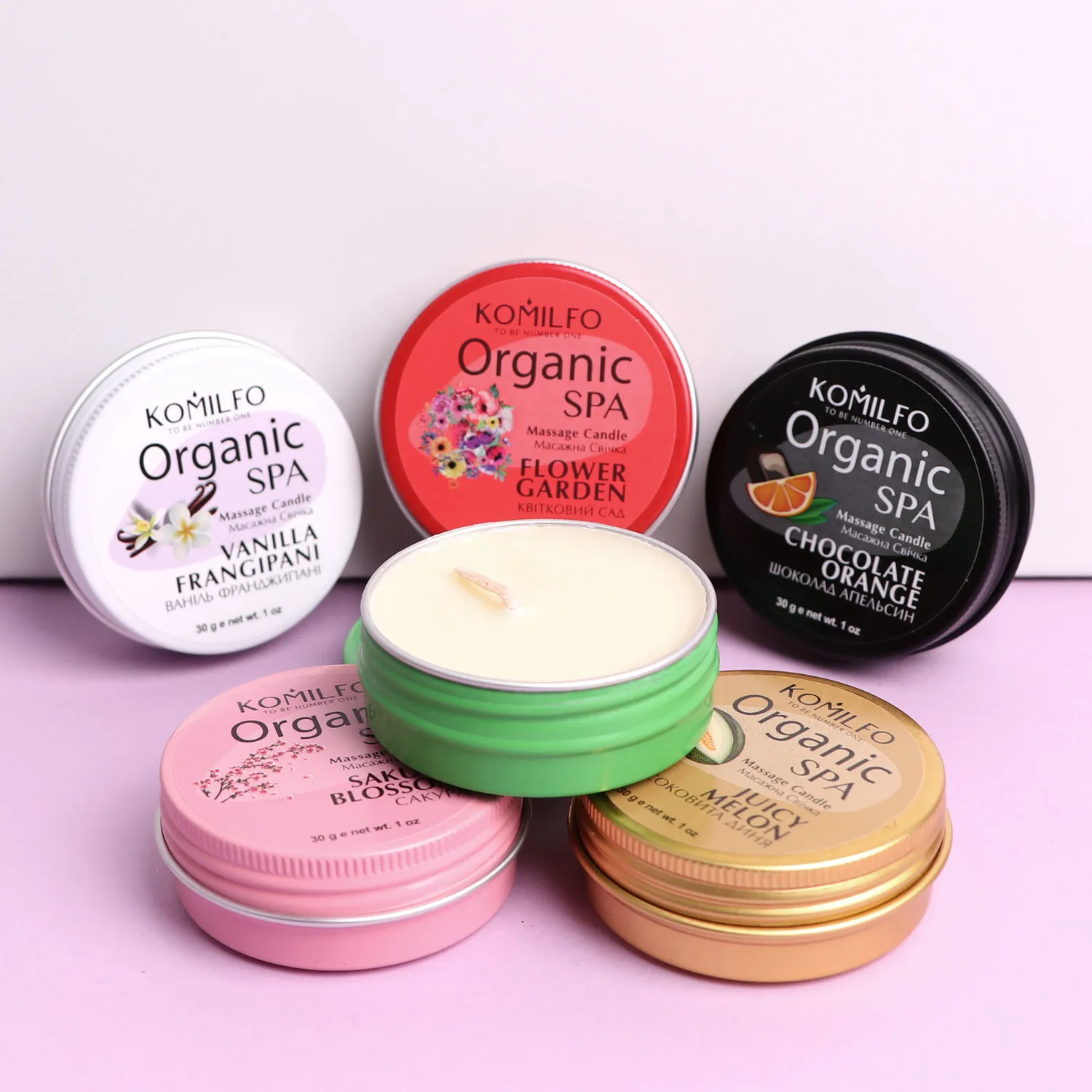 Komilfo Massage Candle candela massaggio 30 g vaniglia