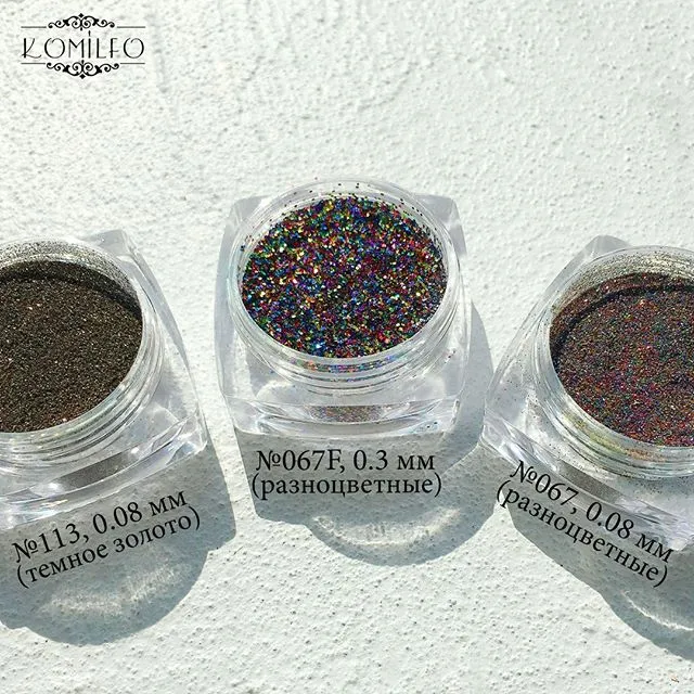 Komilfo Spangles 067 glitter unghie 2,5 g multicolor fine
