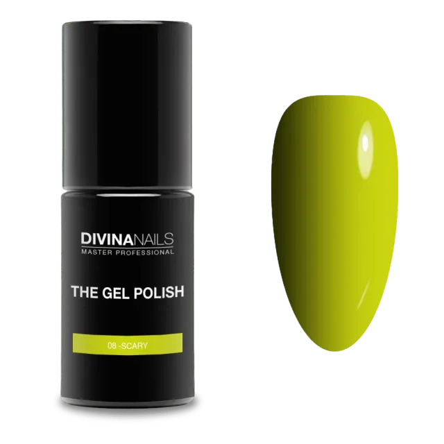 Diva Nails The Gel Polish 08 Scary semipermanente 8ml fluo