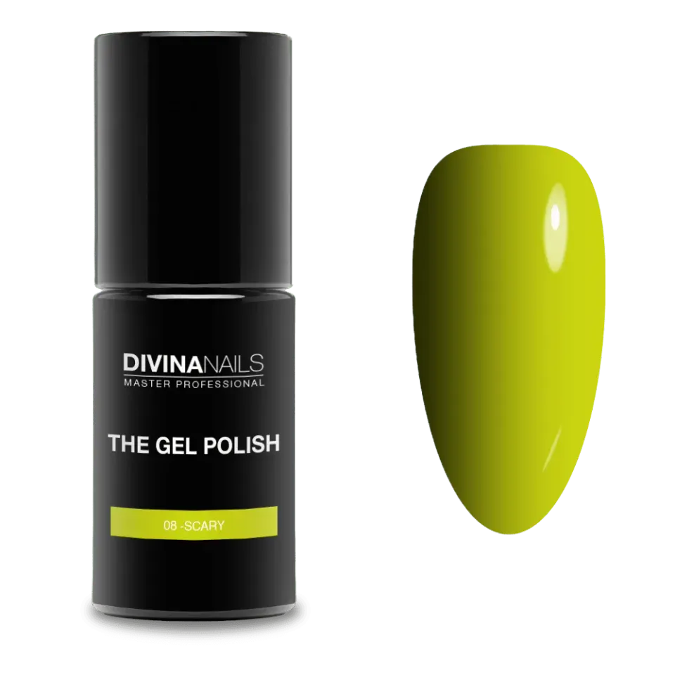 Diva Nails The Gel Polish 08 Scary semipermanente 8ml fluo