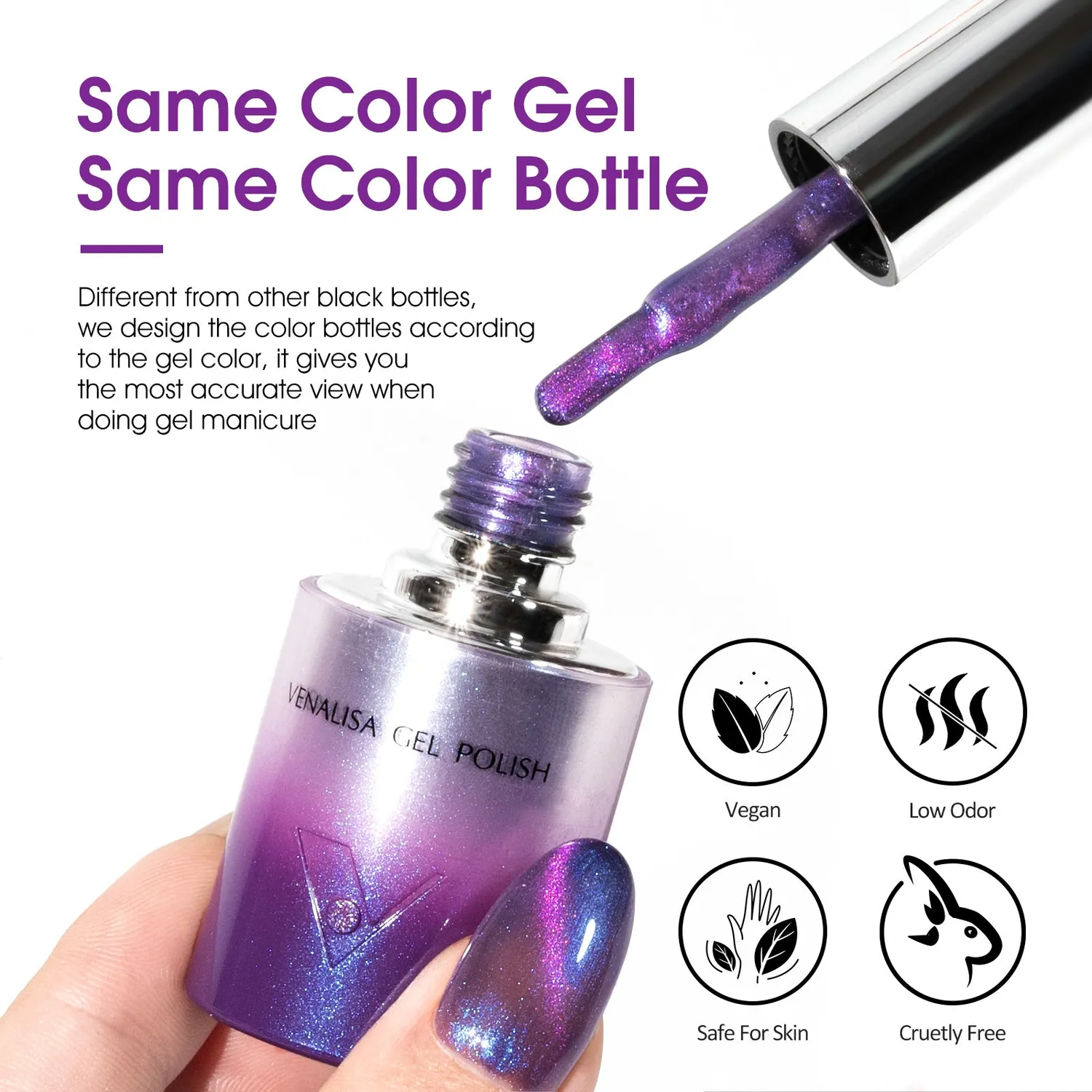 Venalisa Aurora Cat Eye smalto magnetico GC12 10ml