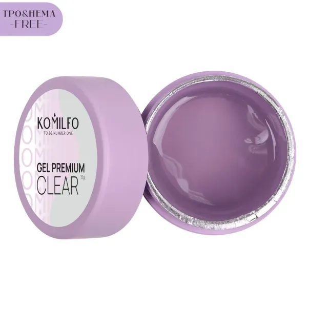 Komilfo Gel Premium Clear gel unghie 15 g senza HEMA