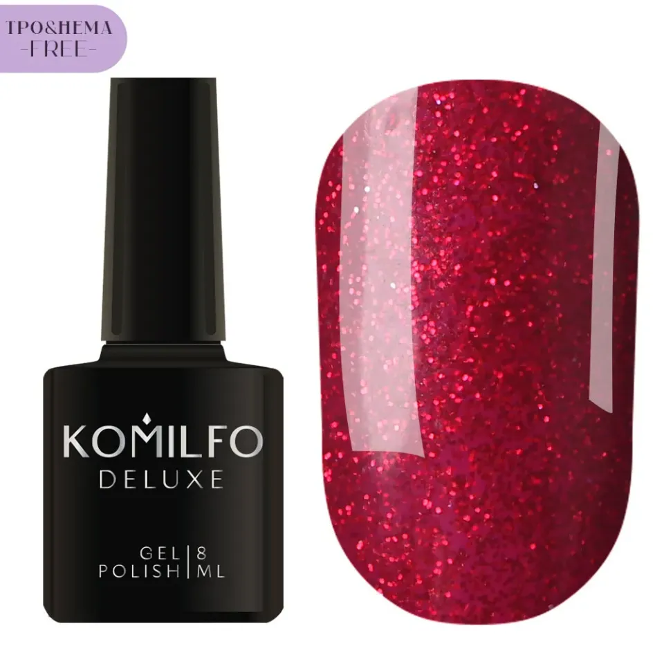 Komilfo Glitter Collection G014 smalto semipermanente 8 ml glitter