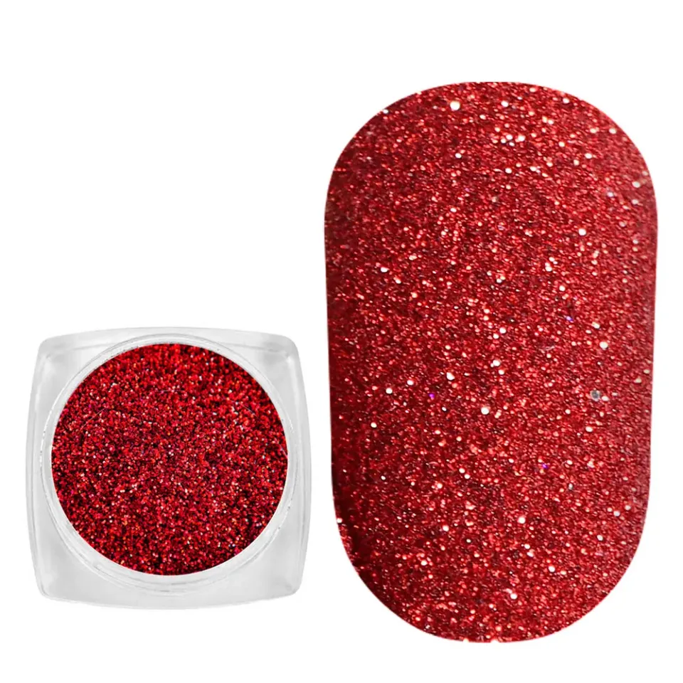 Komilfo 036 glitter unghie 2,5 g rosso brillante micro