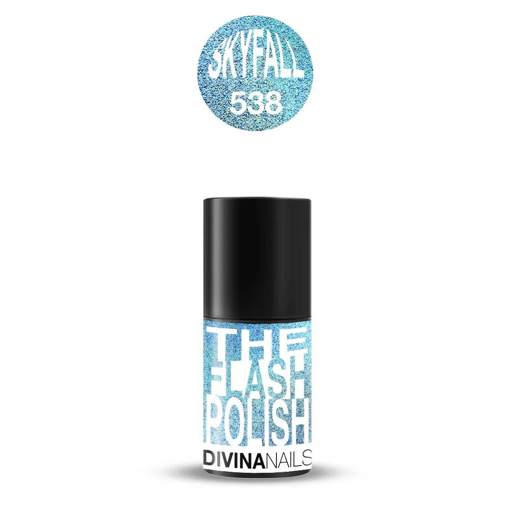 Diva Nails The Gel Polish 538 Skyfall semipermanente 8ml blu
