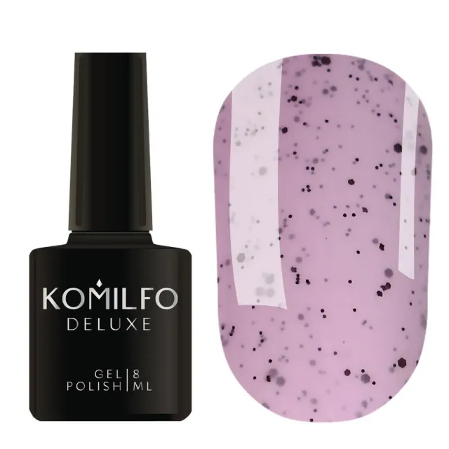 Komilfo Dragon Fruit DF003 smalto semipermanente rosa pois 8 ml puntinato