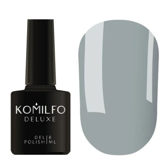 Komilfo Deluxe D139 smalto semipermanente 8 ml blu grigio