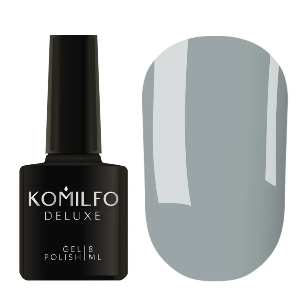 Komilfo Deluxe D139 smalto semipermanente 8 ml blu grigio