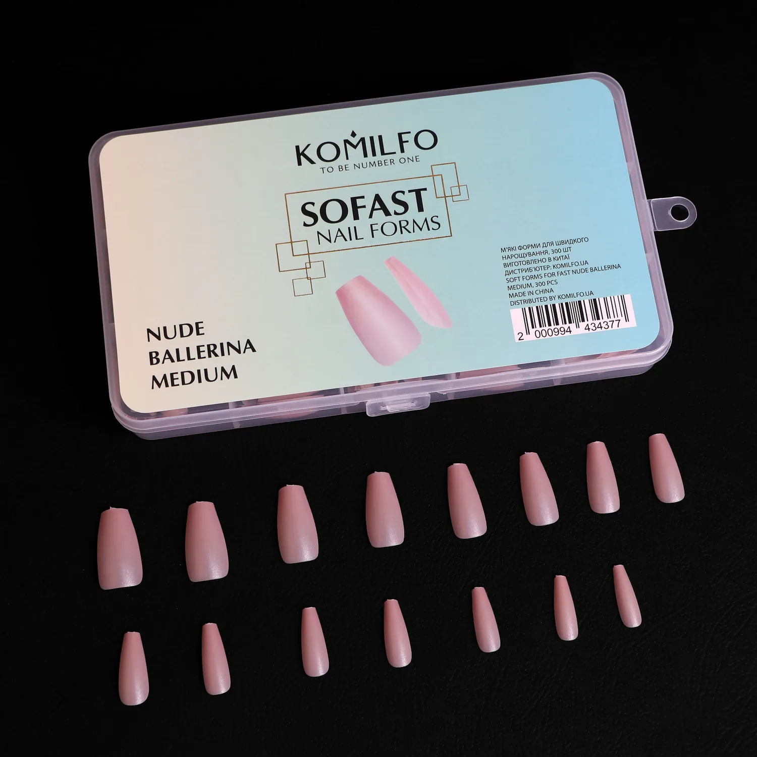 Komilfo SoFast Nude Ballerina tip medium 360 pz