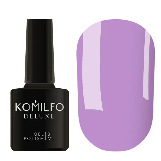 Komilfo Deluxe D121 smalto semipermanente 8 ml lavanda smalto