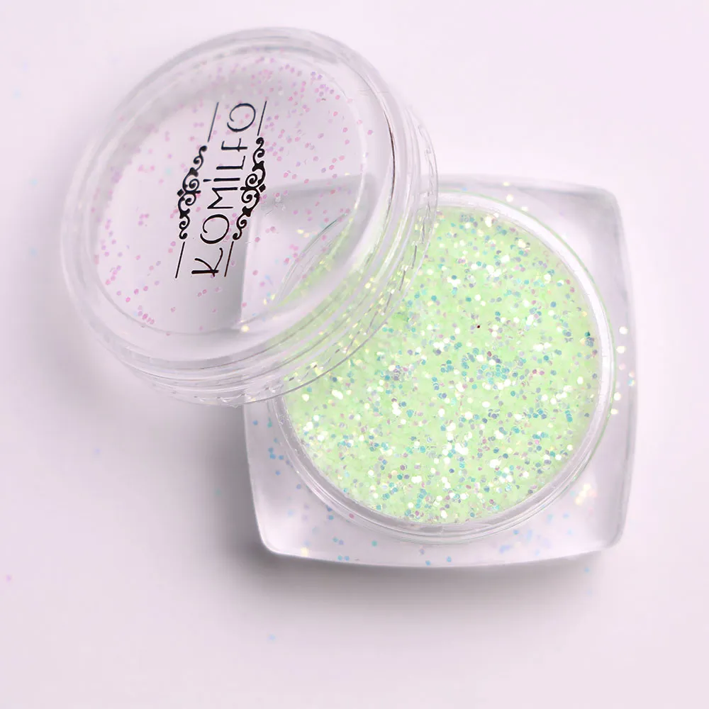 Komilfo 008 glitter fotocromatico verde grigio 2,5 g