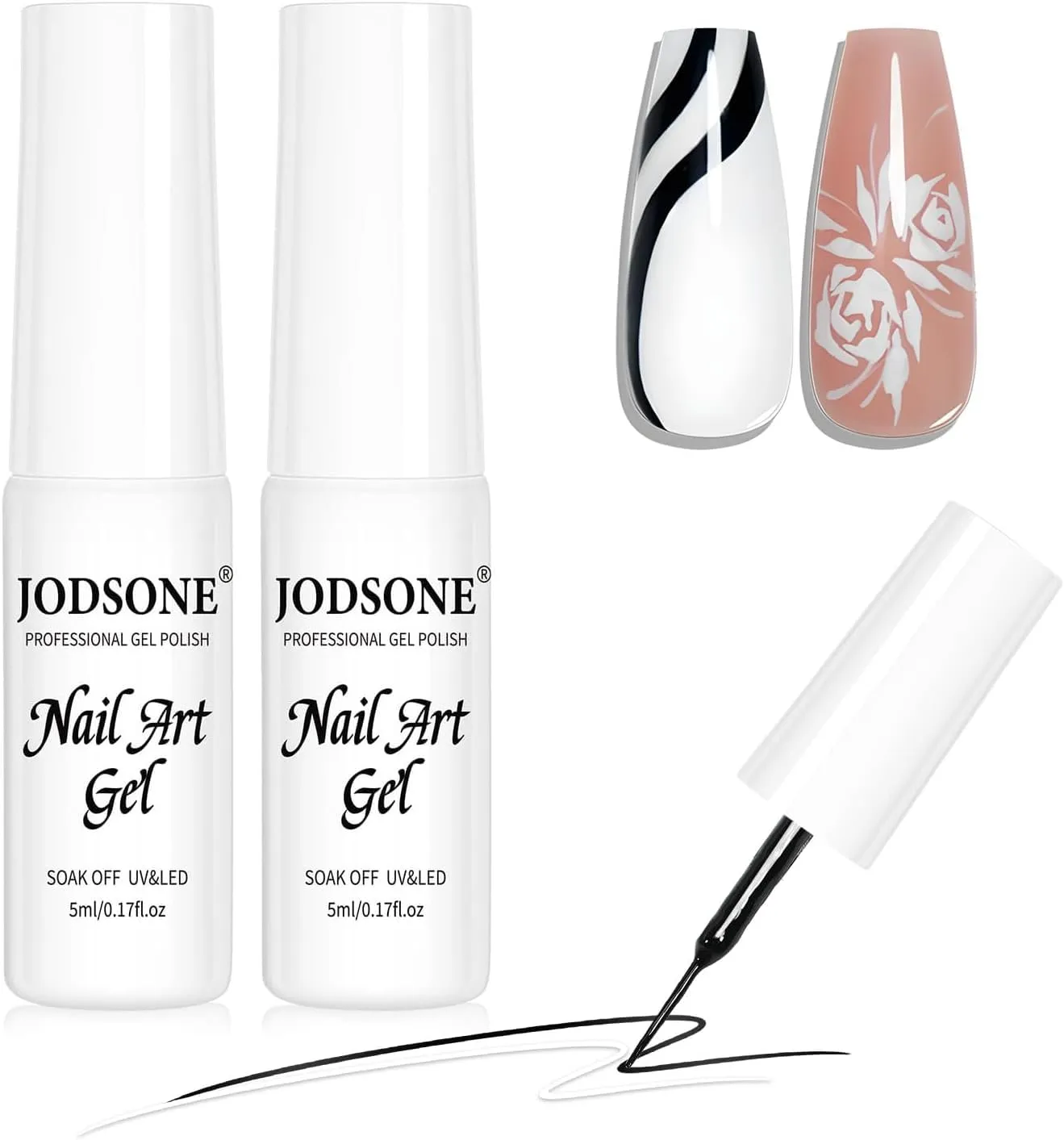 Jodsone Metallic LB01-LB02 gel liner oro argento cromato