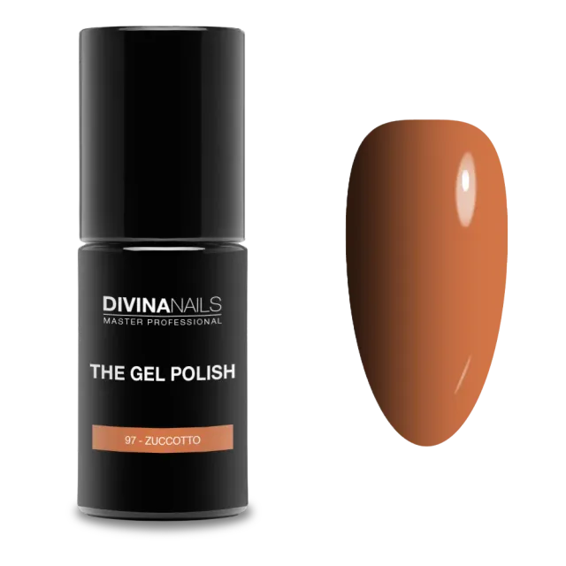 Diva Nails The Gel Polish 97 Zuccotto semipermanente 8ml arancione