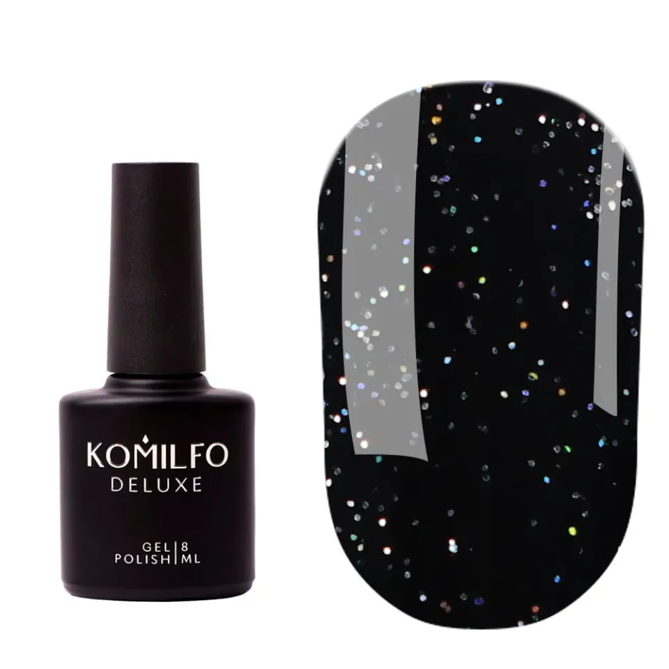 Komilfo No Wipe Holographic Top top olografico 8 ml