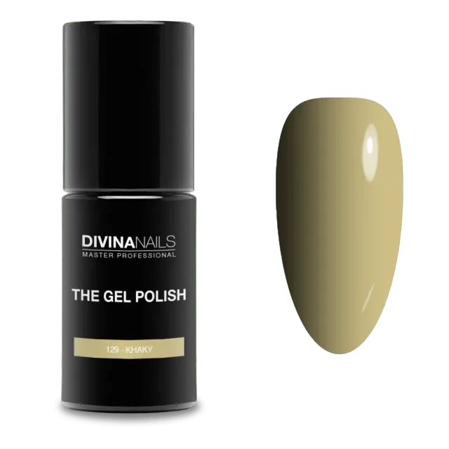 Diva Nails The Gel Polish 129 Khaky semipermanente 8ml marrone