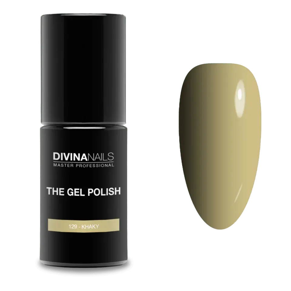 Diva Nails The Gel Polish 129 Khaky semipermanente 8ml marrone