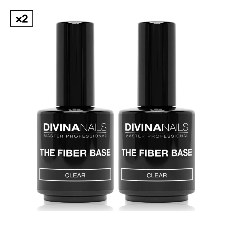 Diva Nails The Fiber Base 01 base Clear 15ml x2