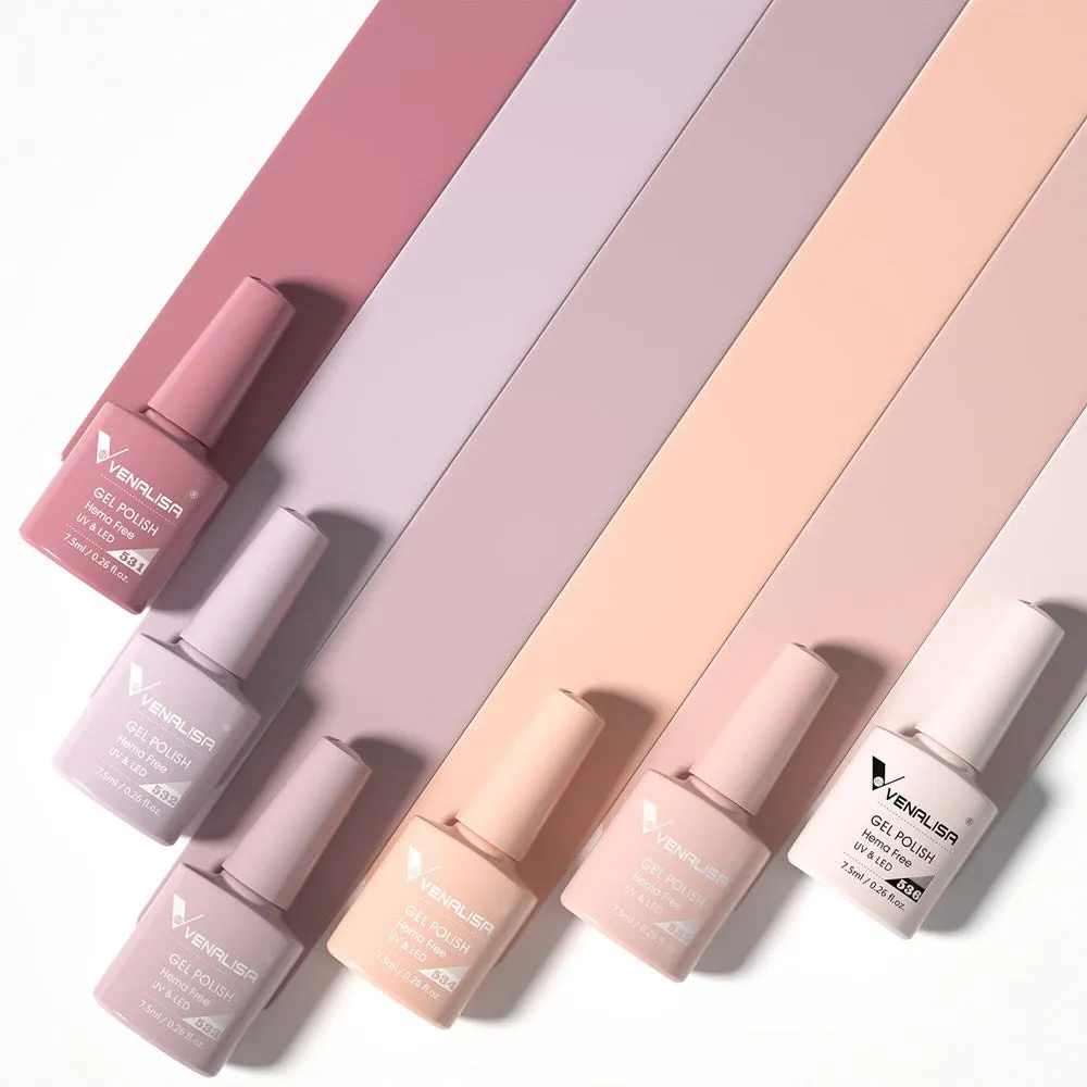 Venalisa Blushing Petal set smalto semipermanente 6x7,5ml hema free