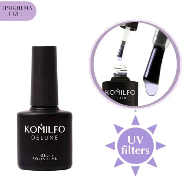 Komilfo No Wipe Filters top coat con filtri UV 8 ml