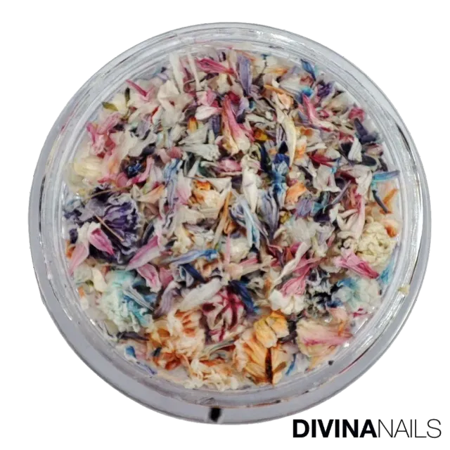 Diva Nails Dried Flowers 02 fiori secchi nail art elegante